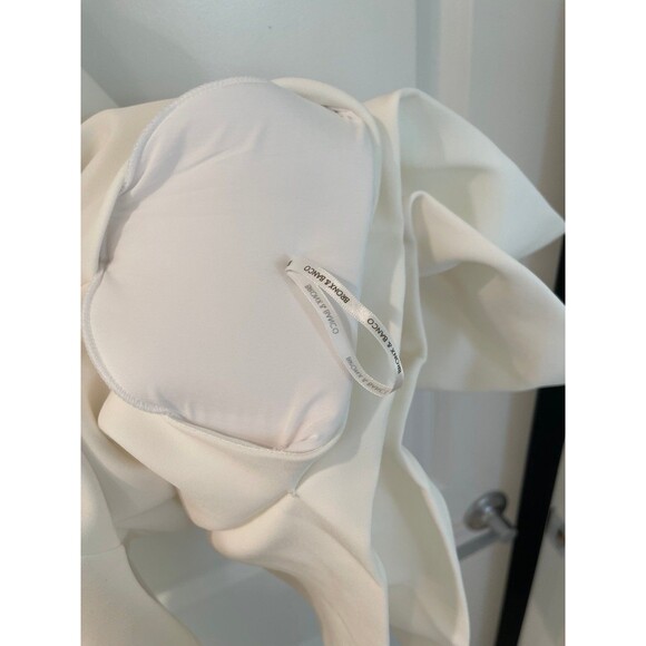 Bronx and Banco White Asymmetrical Wedding Dress - Picture 12 of 12